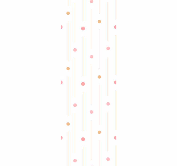 Spotted Lines polka dot wallpaper - TenStickers