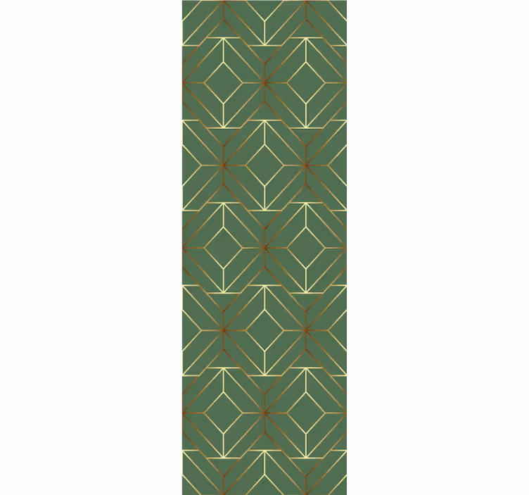 Abstract Diamond Shapes geometric wallpaper - TenStickers