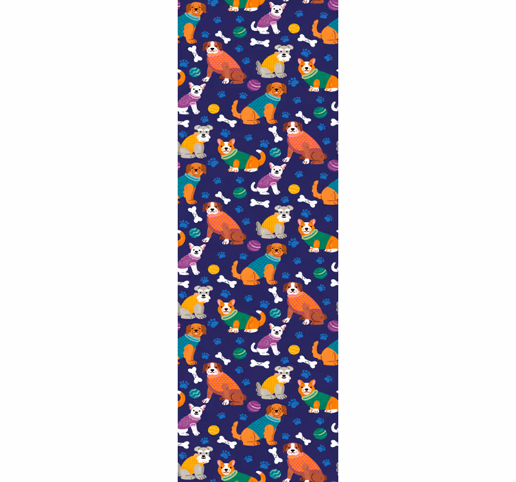 Playful Pet Patterns more animal wallpaper - TenStickers