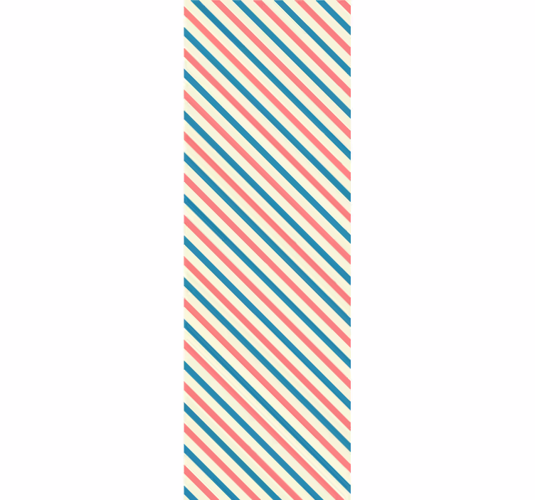 Striped wallpaper diagonal striped pattern - TenStickers