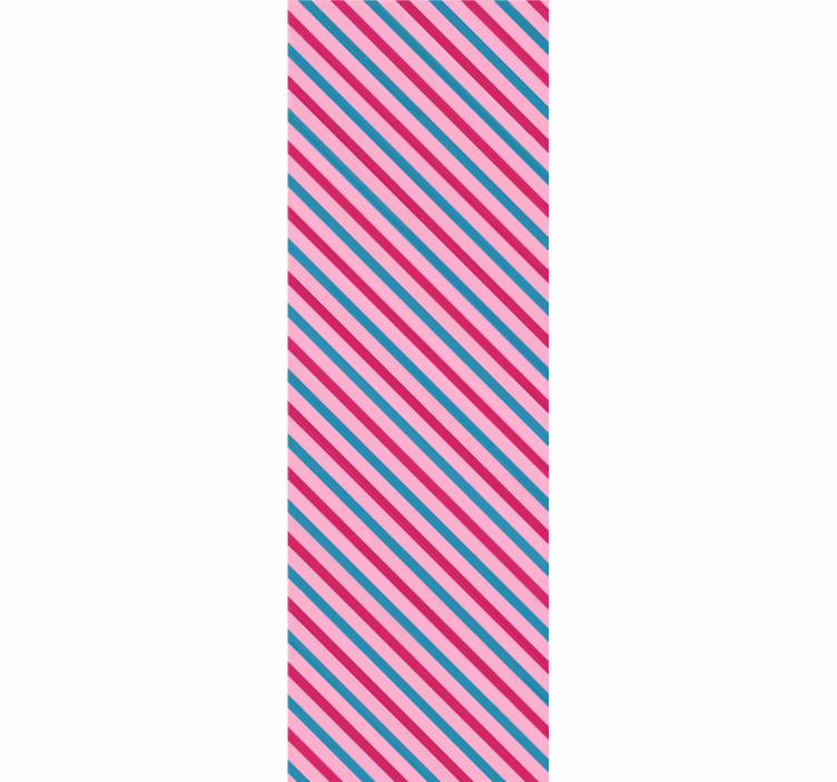 Striped Diagonal horizontal wallpaper - TenStickers