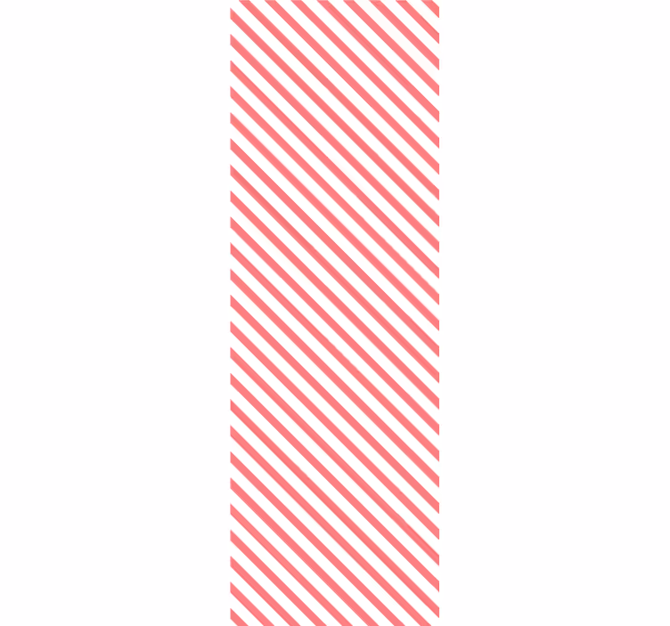 Candy Stripe Harmony horizontal wallpaper - TenStickers