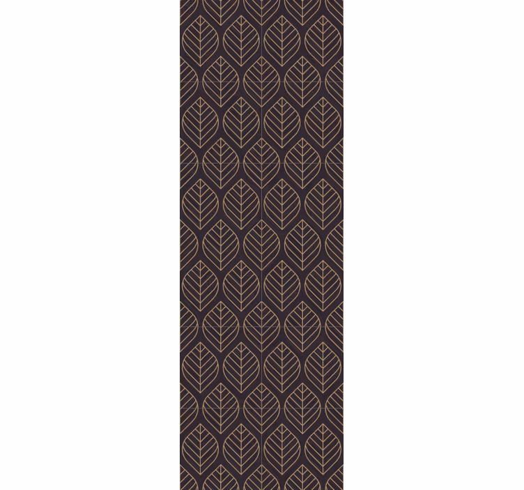 Leaf wallpaper leaf pattern elegance - TenStickers