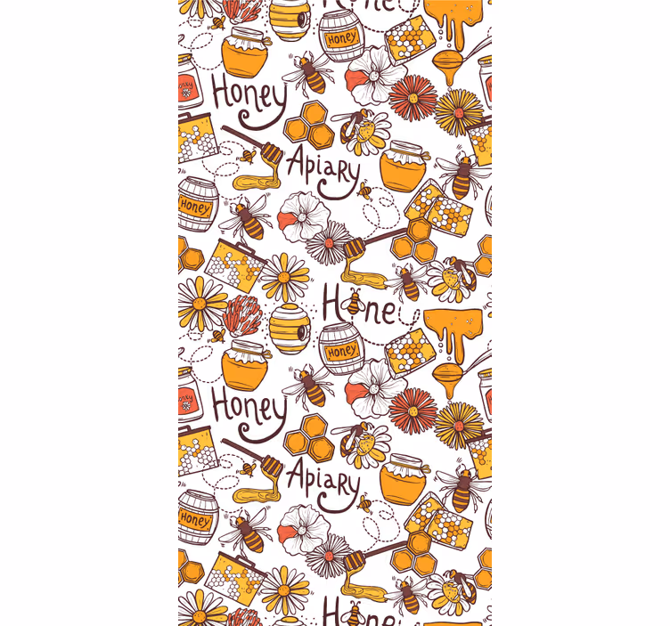 Teenagers wallpaper beehive joy - TenStickers