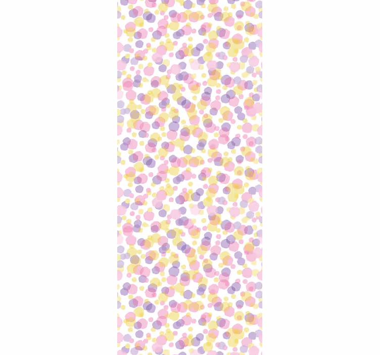 Multicolored Dots polka dot wallpaper - TenStickers