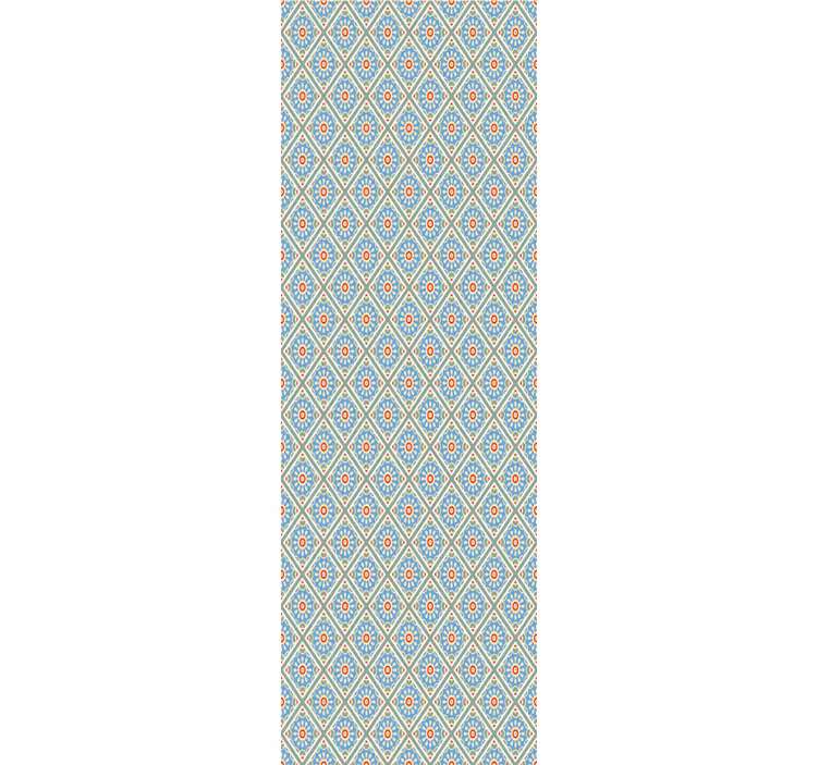 Tile effect wallpaper with tile pattern detail - TenStickers