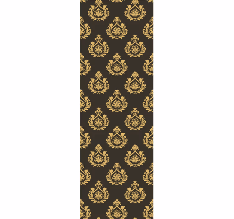 Ornate Foliage Motif baroque wallpaper - TenStickers