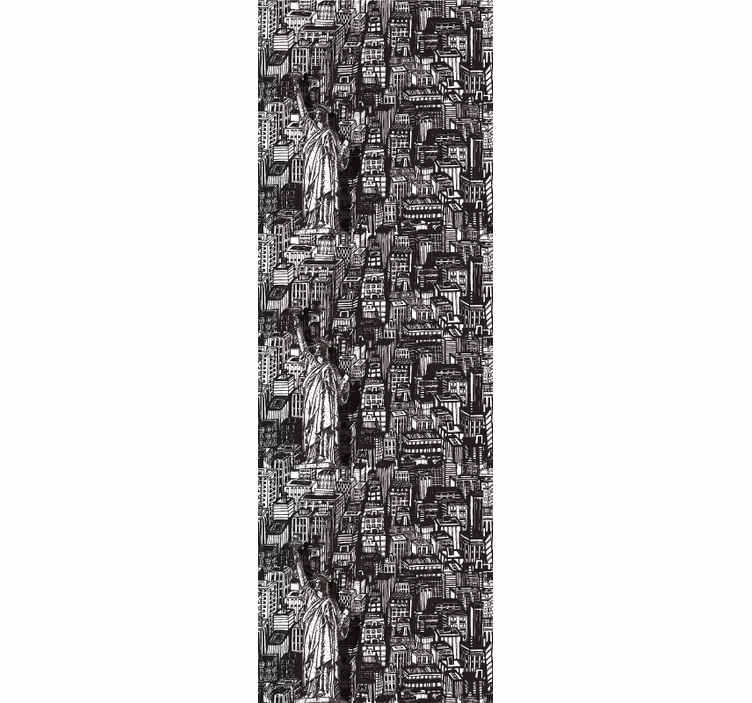 Statute of Liberty collage New York wallpaper - TenStickers