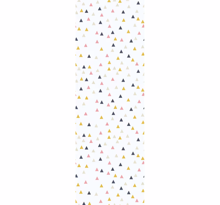 Minimal triangle pattern modern wallpaper - TenStickers