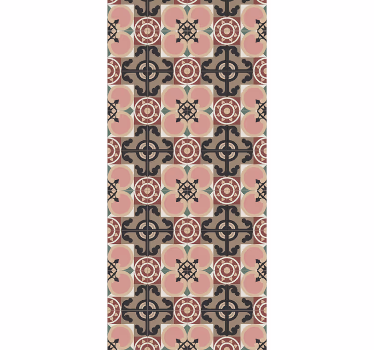 Intricate Geometric Design ornamental wallpaper - TenStickers