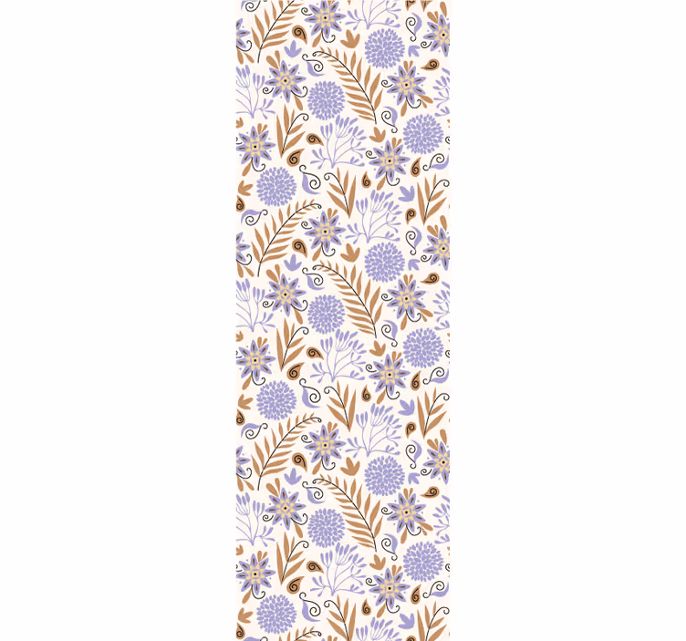 Floral Patterned Arrangement flower wallpaper - TenStickers
