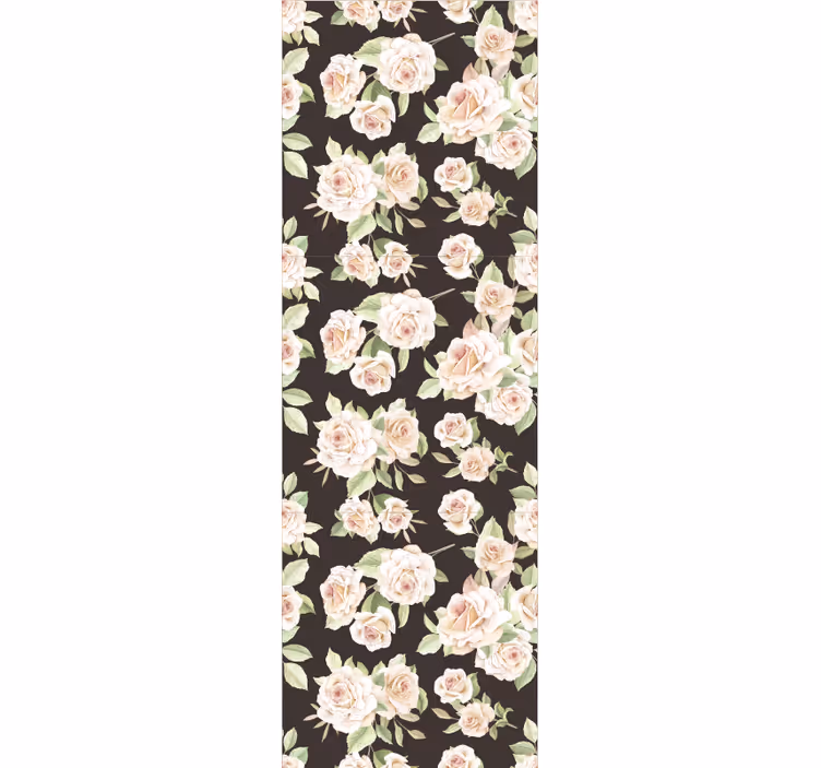 Blooming Roses flower wallpaper - TenStickers