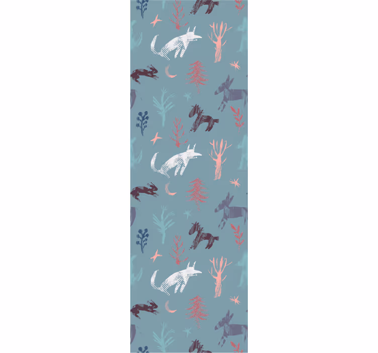 Woodland Creature Motif animal wallpaper - TenStickers