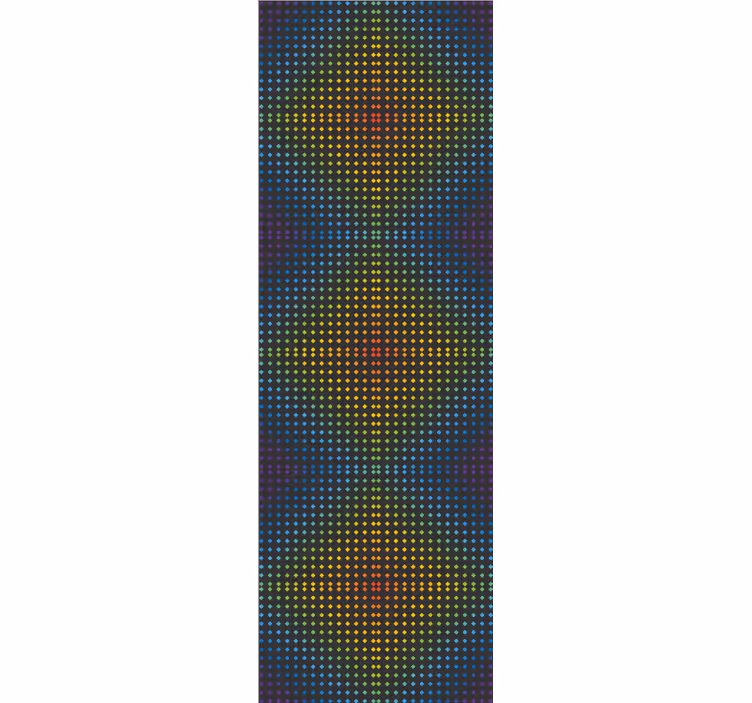 Geometric Dot Matrix wallpaper abstract - TenStickers