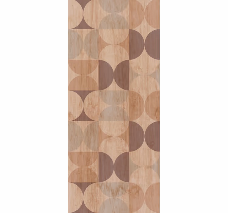 Geometric Circle Motif polka dot wallpaper - TenStickers