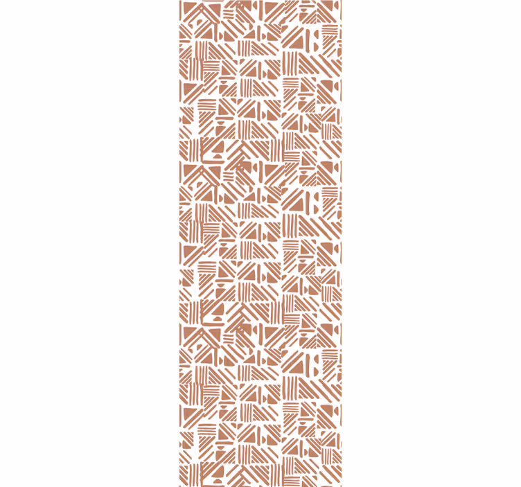 Geometric wallpaper with abstract patterns - TenStickers