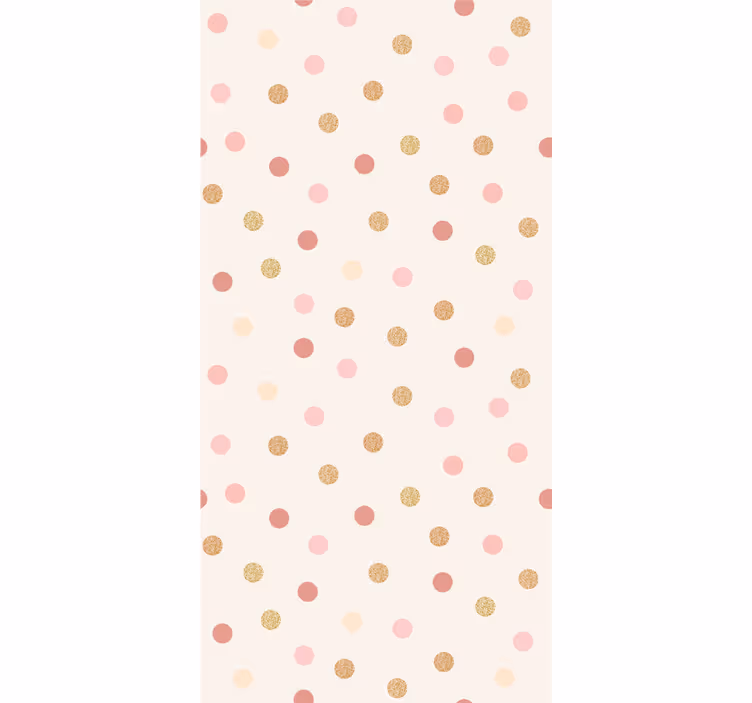 Beige spot pattern nursery wallpaper - TenStickers