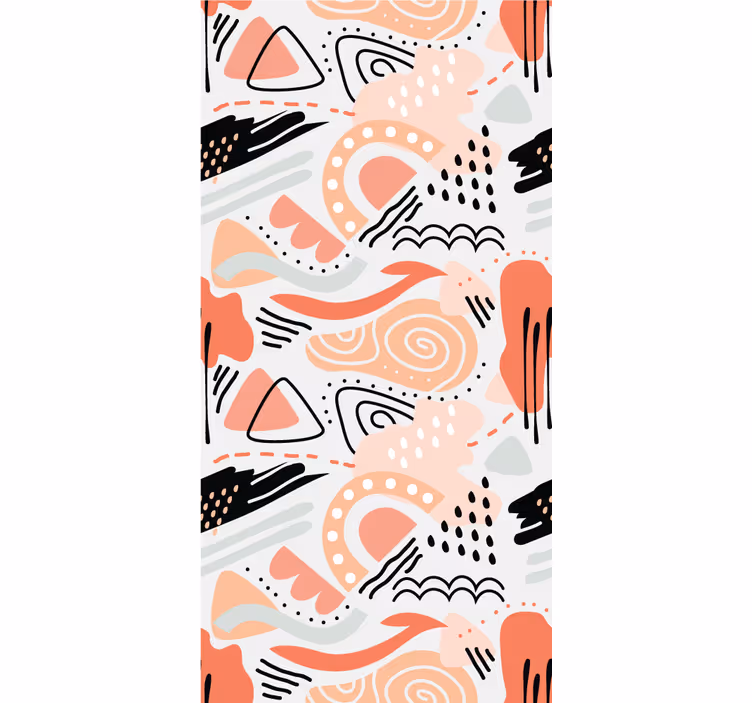 Geometric Forms wallpaper abstract - TenStickers