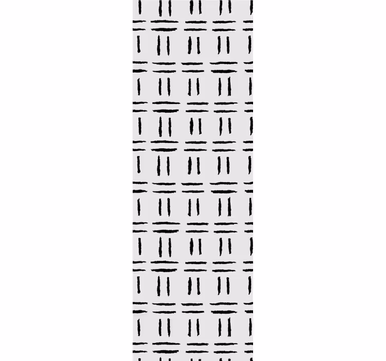 Geometric line configuration scandinavian wallpaper - TenStickers