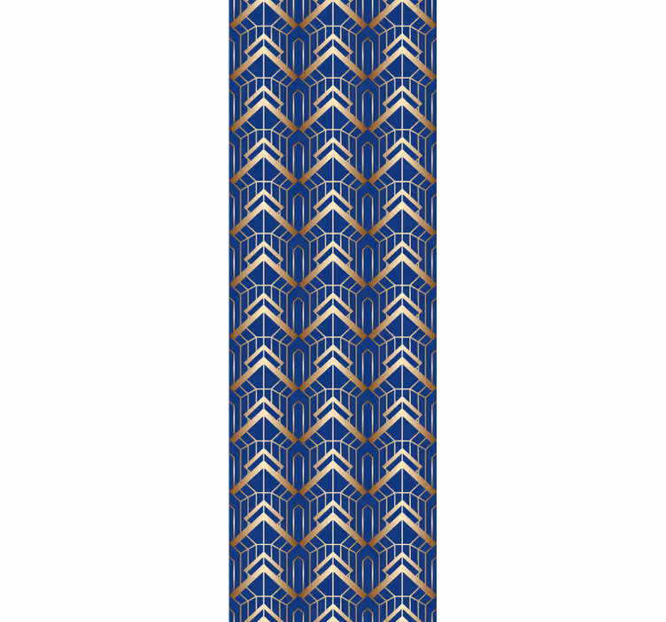 Angular Arrowhead geometric wallpaper - TenStickers
