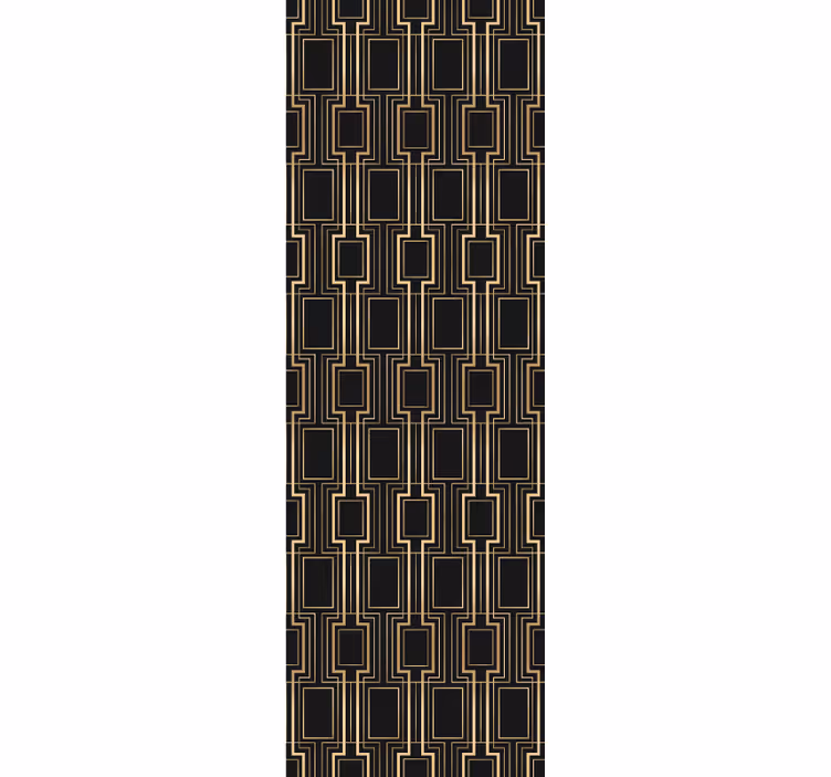 Geometric wallpaper with geometric elegance - TenStickers