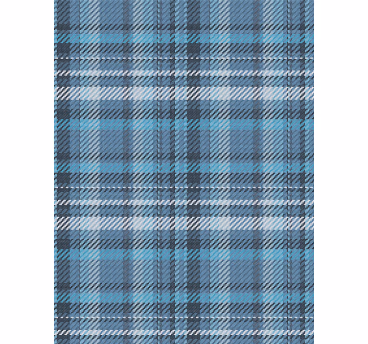 Plaid Pattern Design horizontal wallpaper - TenStickers