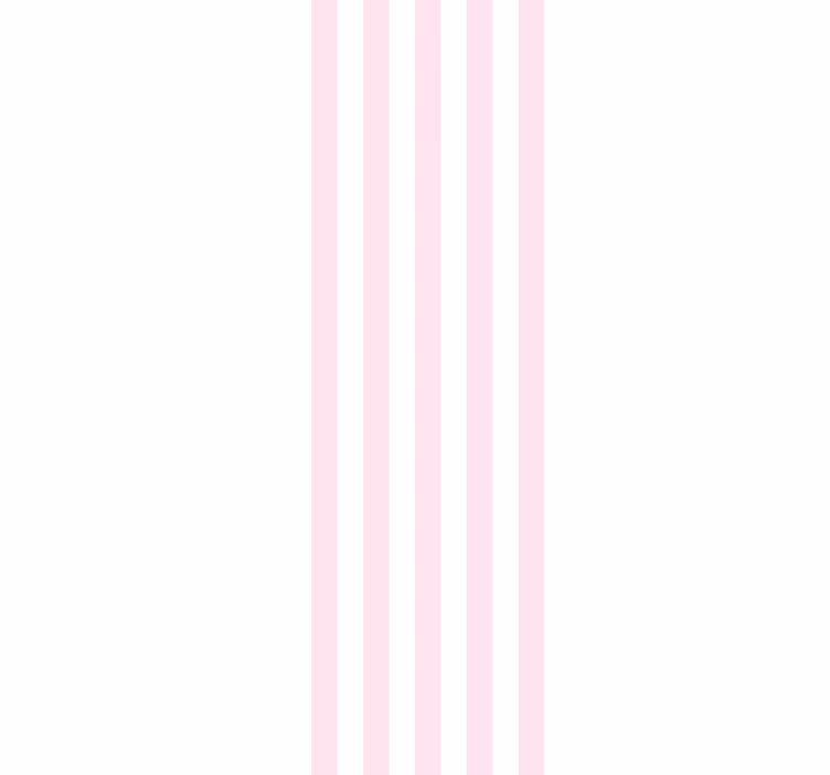Pink and white minimalistic pattern striped wallpaper - TenStickers
