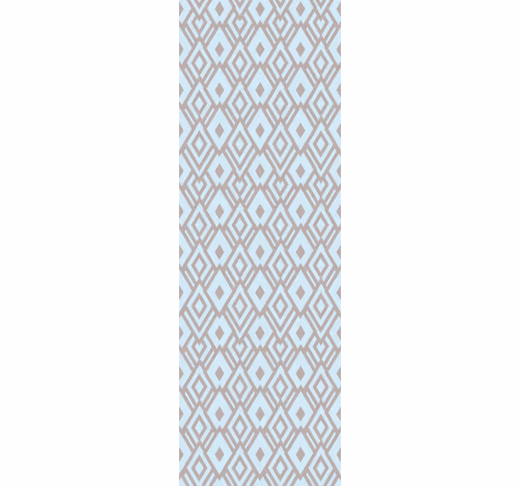 Geometric wallpaper with diamond pattern - TenStickers