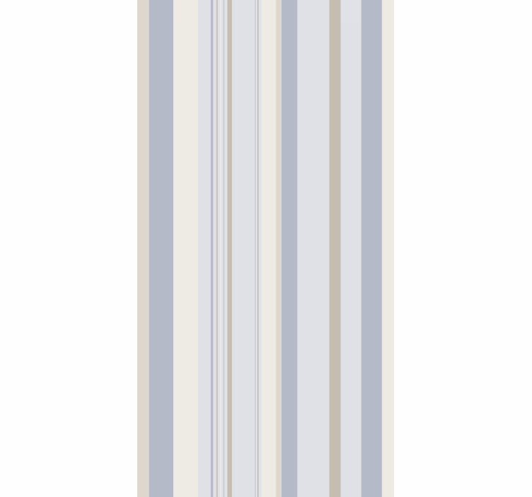 Gray elegant motif vertical stripe wallpaper - TenStickers