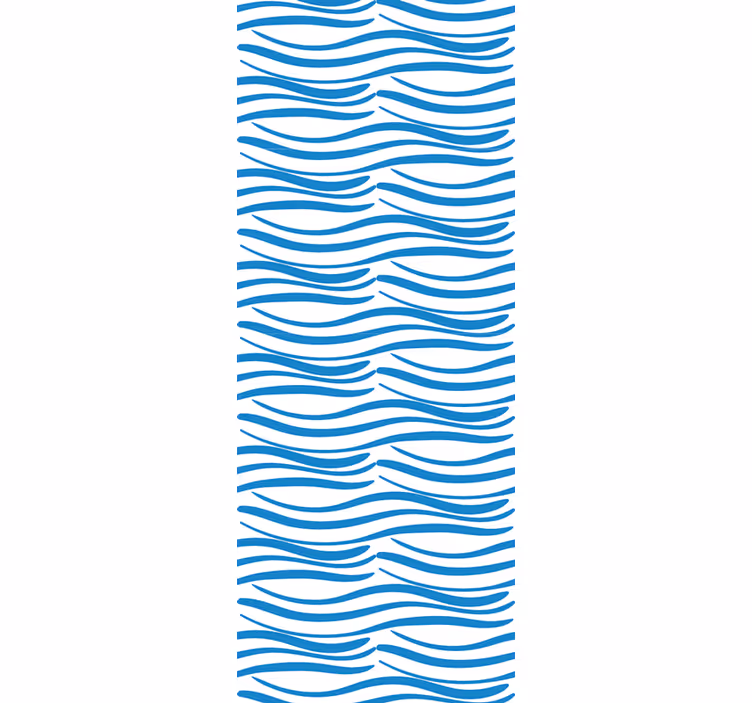 Stylish Wave Pattern 3d wallpaper - TenStickers