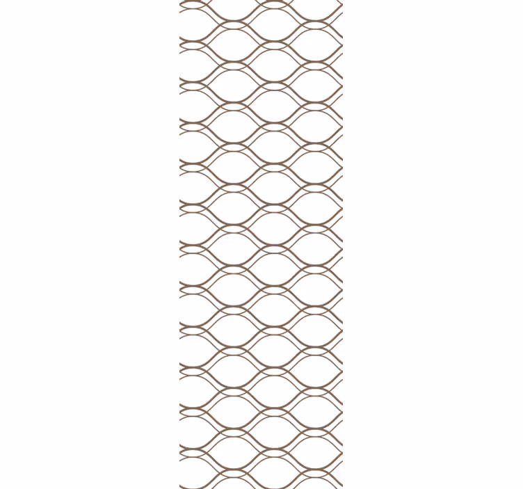Elegant patterned design horizontal wallpaper - TenStickers