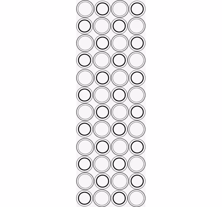 Concatenated pattern polka dot wallpaper - TenStickers