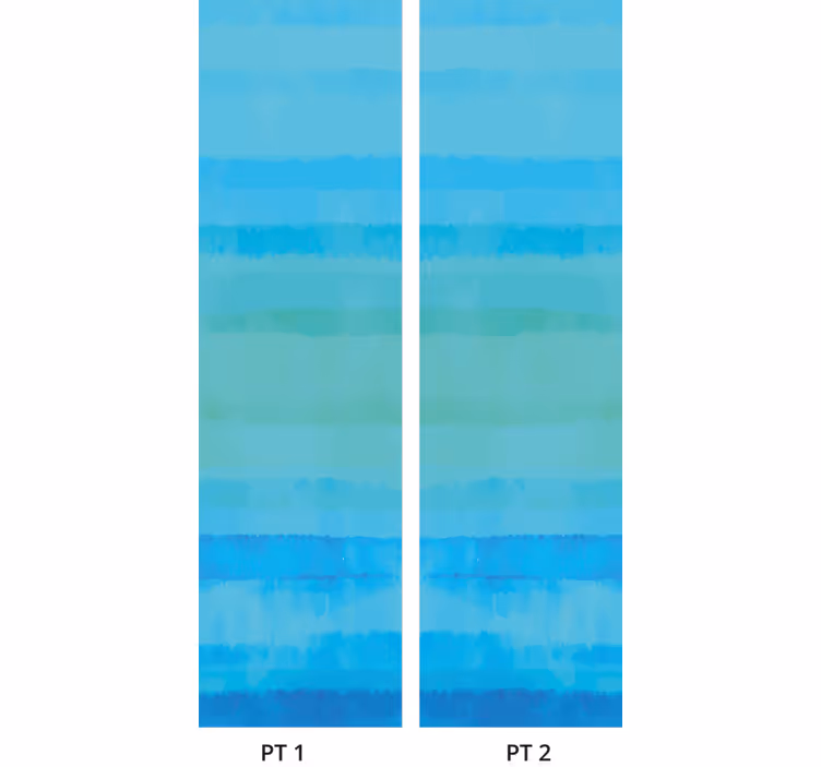 Horizontal Stripes Landscape horizontal wallpaper - TenStickers
