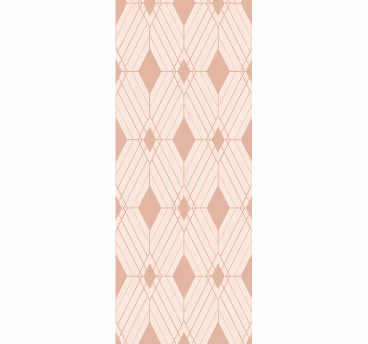 Art deco pastel diamonds Wallpaper - TenStickers