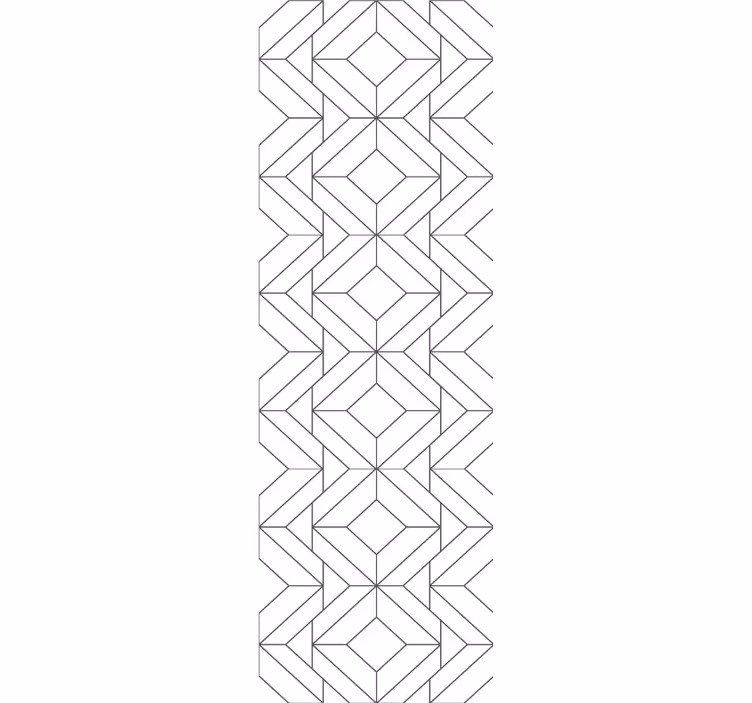 Modern Patterned Elements geometric wallpaper - TenStickers