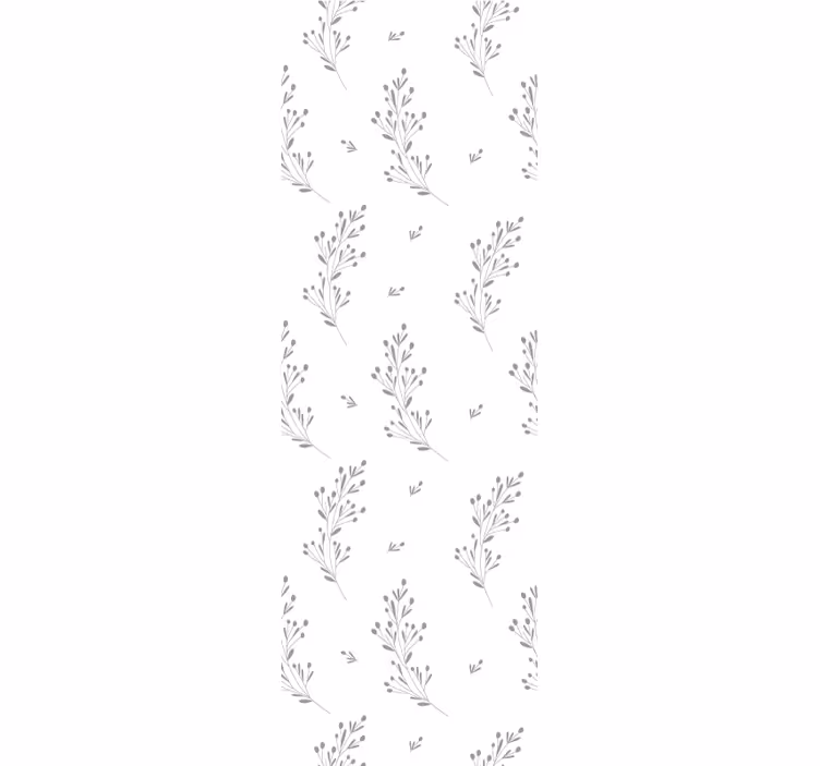 Beige floral elegance flower wallpaper - TenStickers