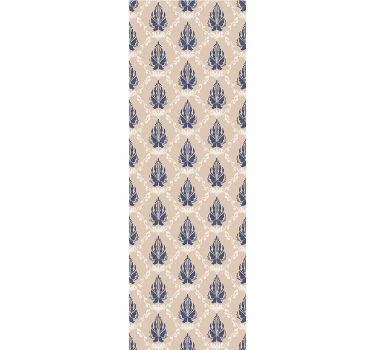 Stencilled Baroque wallpaper - TenStickers