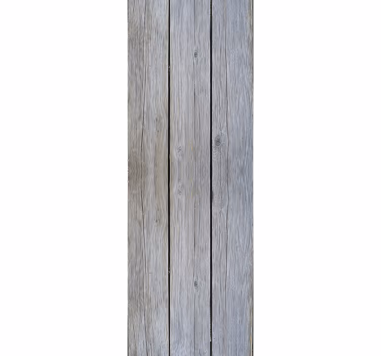 Nordic style gray raw wood bedroom wallpaper - TenStickers