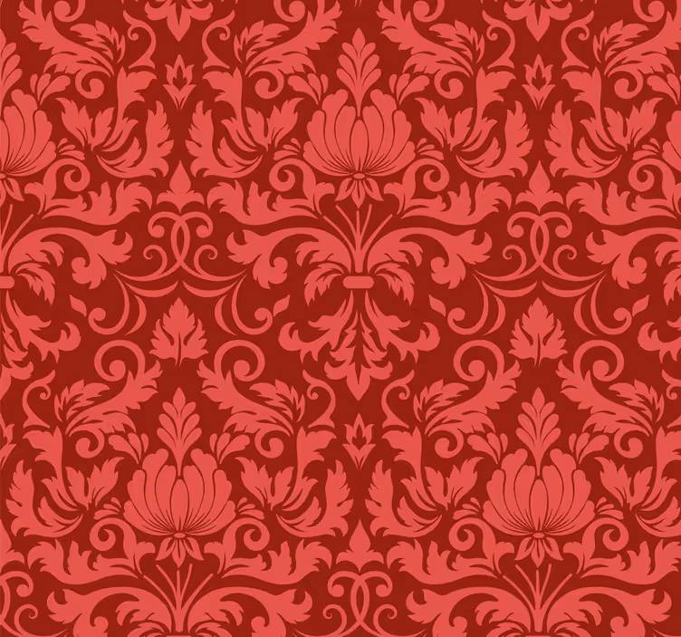 "Velvet" Baroque wallpaper - TenStickers