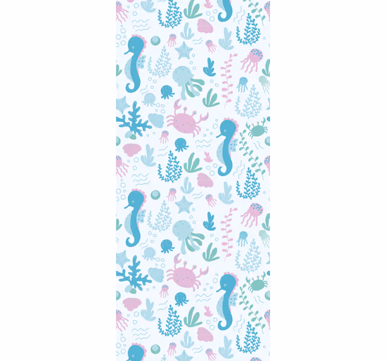 Underwater Sea Life nursery wallpaper - TenStickers