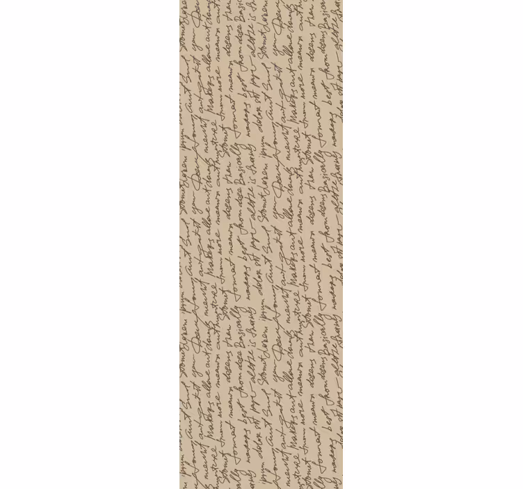 Elegant Script Writing letters wallpaper - TenStickers