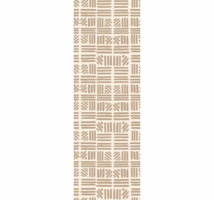 Geometric Line Patterns modern wallpaper - TenStickers