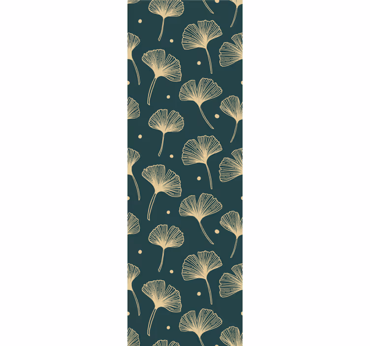 Original ginkgo leaves abstract wallpaper - TenStickers