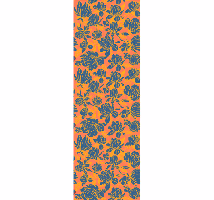 Vibrant Blossom Composition flower wallpaper - TenStickers