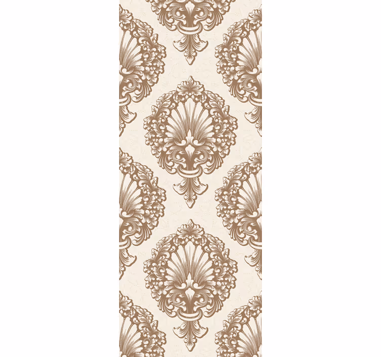 Elegant Shell Patterns baroque wallpaper - TenStickers