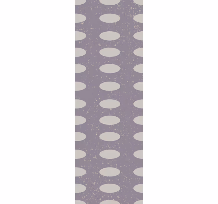 Textured lavender ovals polka dot wallpaper - TenStickers
