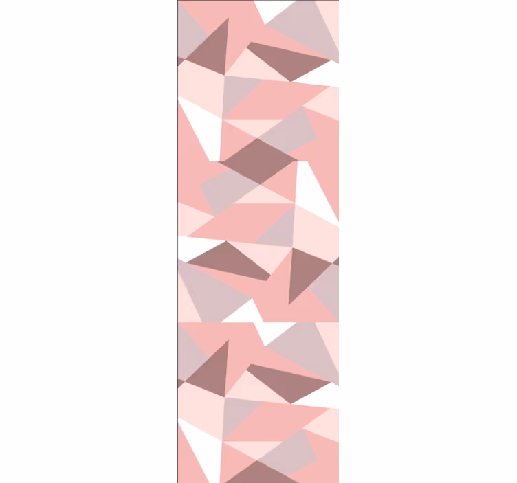 Geometric wallpaper textured pink patterns - TenStickers