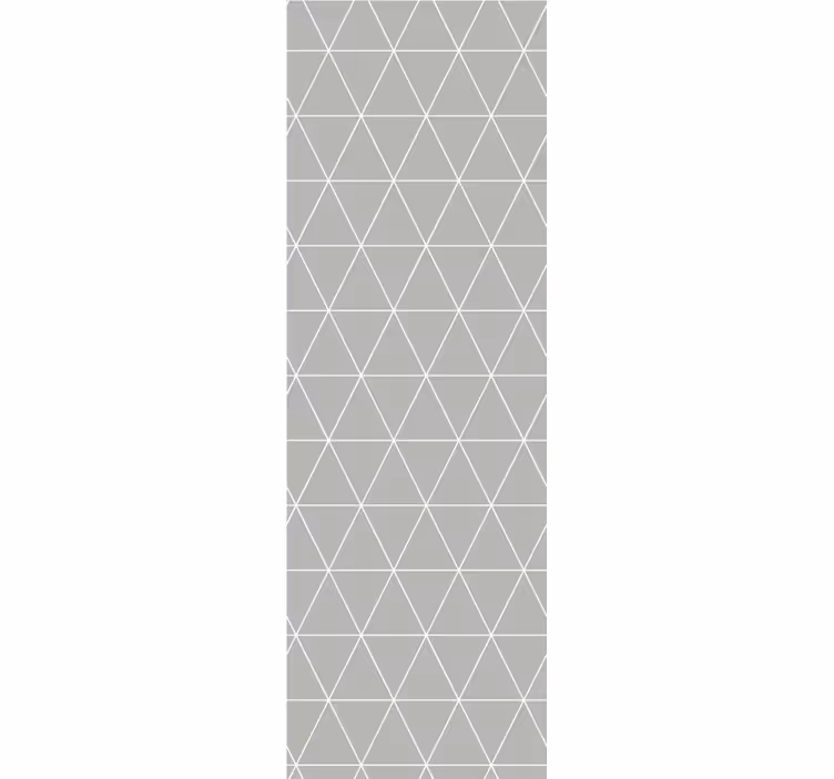 Gray elegant triangles geometric wallpaper - TenStickers