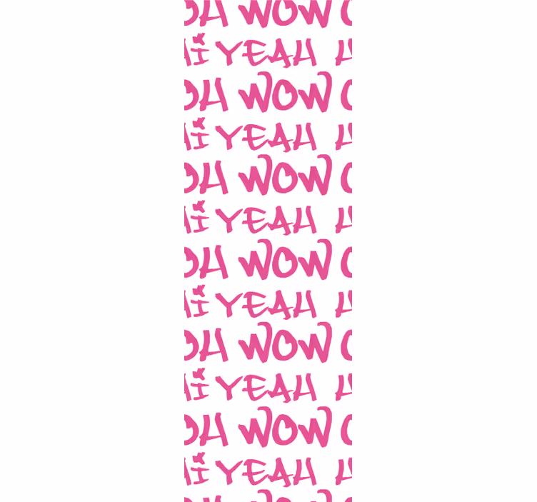 Expressive Phrase Design letters wallpaper - TenStickers