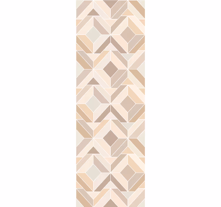 Shapes wallpaper in beige layered design - TenStickers
